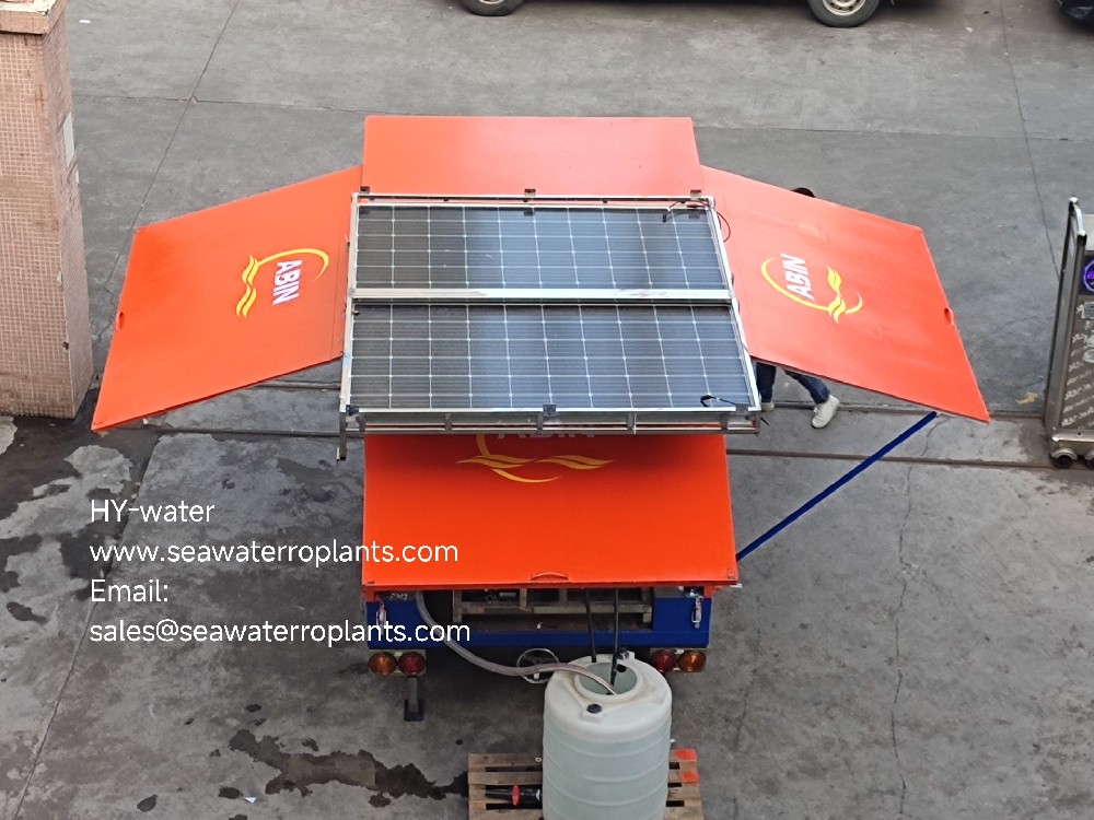 Solar Seawater Desalinator Water Purifier Machine Seawater to Drinking Water Machine